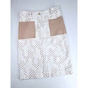 AERON Cotton Geometric Pocket Skirt Pencil Size‎ 4 Small ÁERON